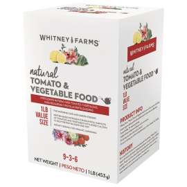 Whitney Farms 10101-13179 Natural Organic Plant Food, 1 lb Bag, Powder, 9-3-6 N-P-K Ratio