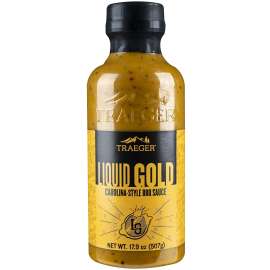 Traeger SAU049 Liquid Gold BBQ Sauce, Sweet, Tangy Flavor, 17.9 oz Bottle