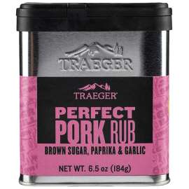 Traeger SPC208 Perfect Pork BBQ Rub, Savory Flavor, 6.5 oz Tin