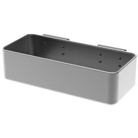 Traeger Pop-And-Lock BAC612 Storage Bin, Steel, Powder-Coated, For: Grills with P.A.L. Pop-And-Lock Accessory Rail