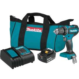 Makita LXT XFD13SM1 Cordless Driver and Drill, Battery Included, 18 V, 4 Ah, 1/2 in Chuck