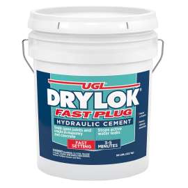 UGL Fast Plug Series 00930 Hydraulic Cement, Gray, Powder, 50 lb
