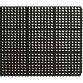 MAT ANTI-FATIGUE BLACK 3FTX3FT