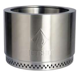 GHP Group Inc 52395 Fire Pit, 19-1/2 in OAW, 19.5 in OAD, 14.09 in OAH, Cylinder, Manual Ignition Ignition