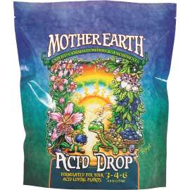 Mother Earth Acid Drop HGC733956 Hydroponic Plant Supplement, 4.4 lb Bag, Solid, 3-4-6 N-P-K Ratio