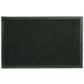 Fanmats 27389 Floor Mat, 36 in L, 21 in W, Jumbo Dual Rib Pattern, Polypropylene Surface, Charcoal Black