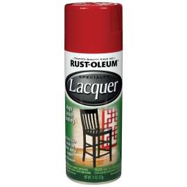 RUST-OLEUM SPECIALTY 243826 Lacquer Spray, Liquid, Chinese Red, 11 oz, Can