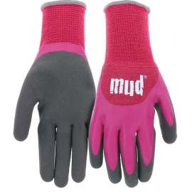 GLOVE LATEX DIP MAGENTA SM/MED