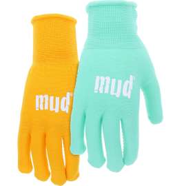 GLOVE NYLN DOT ON MINT SAF M/L