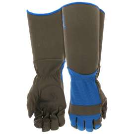 mud MD53011BB-M-L Extended Sleeve Work Gloves, Men's, L, Synthetic Leather, Brilliant Blue