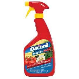 Daconil 100526105 Fungicide, Liquid, Tan, 32 oz Bottle