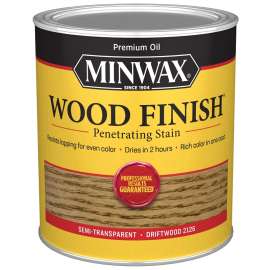 Minwax Wood Finish 70011444 Wood Stain, Driftwood, Liquid, 1 qt, Can