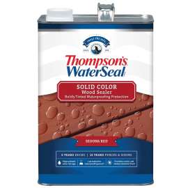 Thompson's WaterSeal TH.093201-16 Waterproofing Stain, Sedona Red, 1 gal