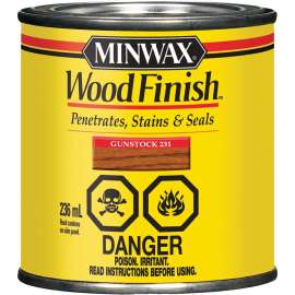 Minwax CM2310344 Wood Stain, Gunstock, Liquid, 946 mL, Can