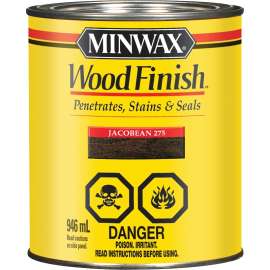 Minwax 275034444 Wood Stain, Jacobean, Liquid, 946 mL, Can