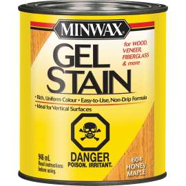 Minwax 26043 Gel Stain, Honey Maple, Liquid, 946 mL
