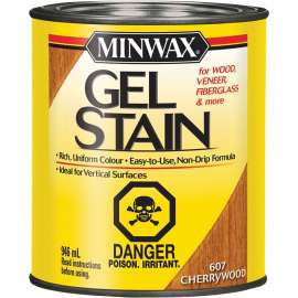Minwax 26073 Gel Stain, Cherrywood, Liquid, 946 mL