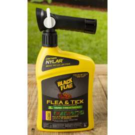 Black Flag HG-11108 Flea and Tick Spray, Haze Liquid, Pale Yellow, 32 oz