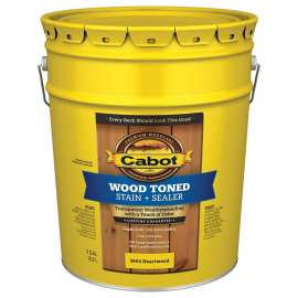 Cabot 3000 Series 140.0003004.008 Exterior Stain, Wood Toned, Heartwood, Liquid, 5 gal, Pail