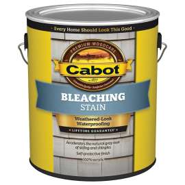 Cabot 140.0010241.007 Exterior Bleaching Stain, Natural Gray, Liquid, 1 gal