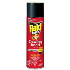 Raid 639744 Max Crawling Insect Bug Killer, Spray Application, 500 g, Aerosol Can