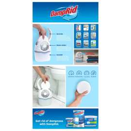 DampRid Easy-Fill System FG96 Moisture Absorbing System, 15.8 oz Pack
