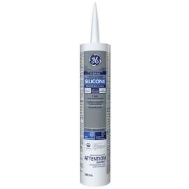 GE Silicone I SE1180 Sealant, White, 30 min Curing, 10.1 oz
