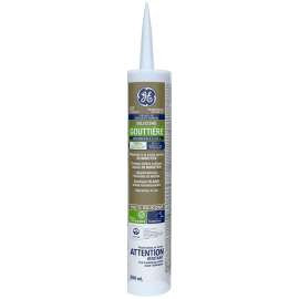 GE Silicone II SE2171 Gutter Sealant, Clear, Paste, 9.8 oz