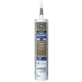 GE Silicone II SE2192 Window and Door Sealant, Light Gray, 10.1 oz