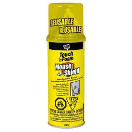 Touch 'n Foam Mouse Shield 7565012507 Foam Sealant and Blocker, Cream, 24 hr Curing, 40 to 115 deg F, 12 oz Can