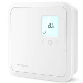 Stelpro ST302P Programmable Electronic Thermostat, 120/208/240 V, 3000 W, Thermistor Sensor, White