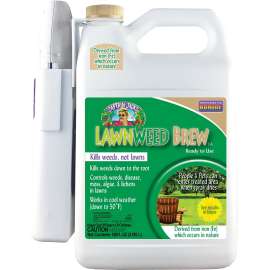 Bonide 26022 Ready-to-Use Lawnweed Brew with Battery Powered Wand, Liquid, Spray Application, 1 gal