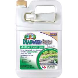 Bonide Captain Jack's 2603 Ready-to-Use Deadweed Brew, Liquid, Clear/Yellow, 1 gal