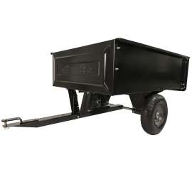 AGRI-FAB 45-0303 Dump Cart, 350 lb, 41 x 31 x 12 in Deck, 13 x 4 in Wheel, Pneumatic Wheel, Black