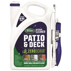 Scotts 51071 Outdoor and Masonry Cleaner, 1 gal Jug, Liquid, Characteristic, Clear