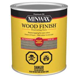 Minwax 701064444 Interior Wood Stain, Slate, Liquid, 1 qt