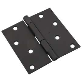National Hardware 512 Series N830-426 Door Hinge, Steel, Removable Pin, Mortise, Screw Mounting, 55 lb