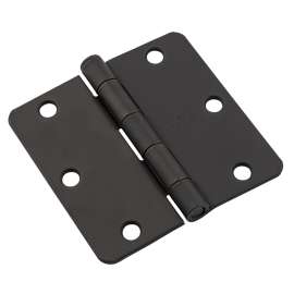 National Hardware V512RC Series N830-431 Door Hinge, Steel, Removable Pin, Mortise Mounting, 50 lb