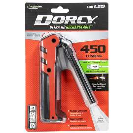 Dorcy Ultra HD Series 41-4343 Flashlight/Work Light, Lithium-Ion, Rechargeable Battery, LED Lamp, 450 Lumens