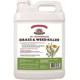 FARM GENERAL 75272 Glyphosate Grass and Weed Killer, Liquid, Clear/Viscous Green/Yellow, 2.5 gal