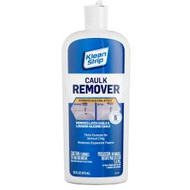 Klean Strip EKCR675 Caulk Remover, Liquid, Solvent-Like, White, 16 fl-oz
