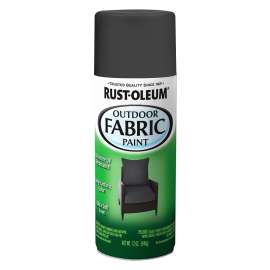 RUST-OLEUM 379550 Fabric Paint, Matte, Graphite, 12 oz, Can