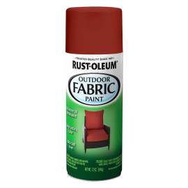 RUST-OLEUM 379554 Fabric Paint, Matte, Chili Red, 12 oz, Can