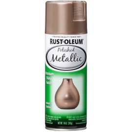 Specialty 365136 Paint, Polished Metallic, Rose Gold, 10 oz, Aerosol Can