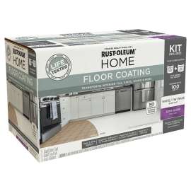 RUST-OLEUM 360099 Home Floor Coating Kit, Semi-Gloss