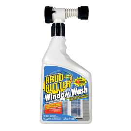 KRUD KUTTER WW32H4 Window Wash, 32 oz Bottle, Liquid, Mild