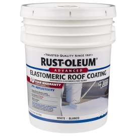 RUST-OLEUM 750 Series 301993 Elastomeric Roof Coating, White, 5 gal Pail, Liquid