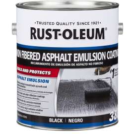 RUST-OLEUM 380 Series 301908 Non-Fibered Coating, Black, 1 gal, Liquid