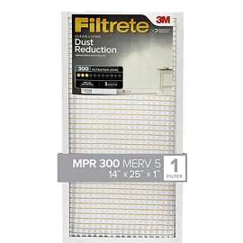 FILTER AIR DUST&LINT 14X25X1IN
