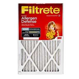 Filtrete 9802-4 Air Filter, 20 in L, 20 in W, 11 MERV, 1000 MPR
